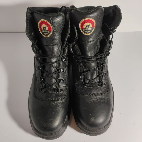 Red Wing Irish Setter 83612 Boots - Steel Toe - Size 11.5 Men's- New Black - Picture 7 of 15